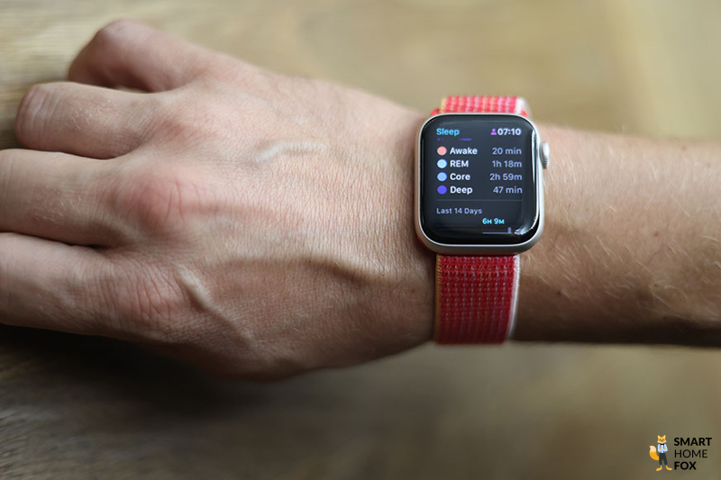 Вы можете увидеть записанный сон на Apple Watch SE.